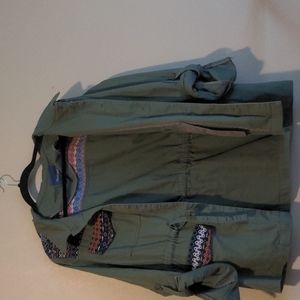 XL women's modcloth jacket utility green